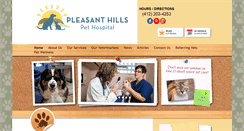 Desktop Screenshot of pleasanthillspethospital.com